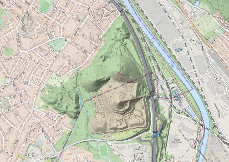 DGM 1 mit onmaps