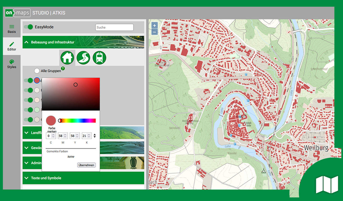 Individuelle Karten mit onmapsStudio – Jetzt zur kostenfreien Live-Präsentation anmelden!