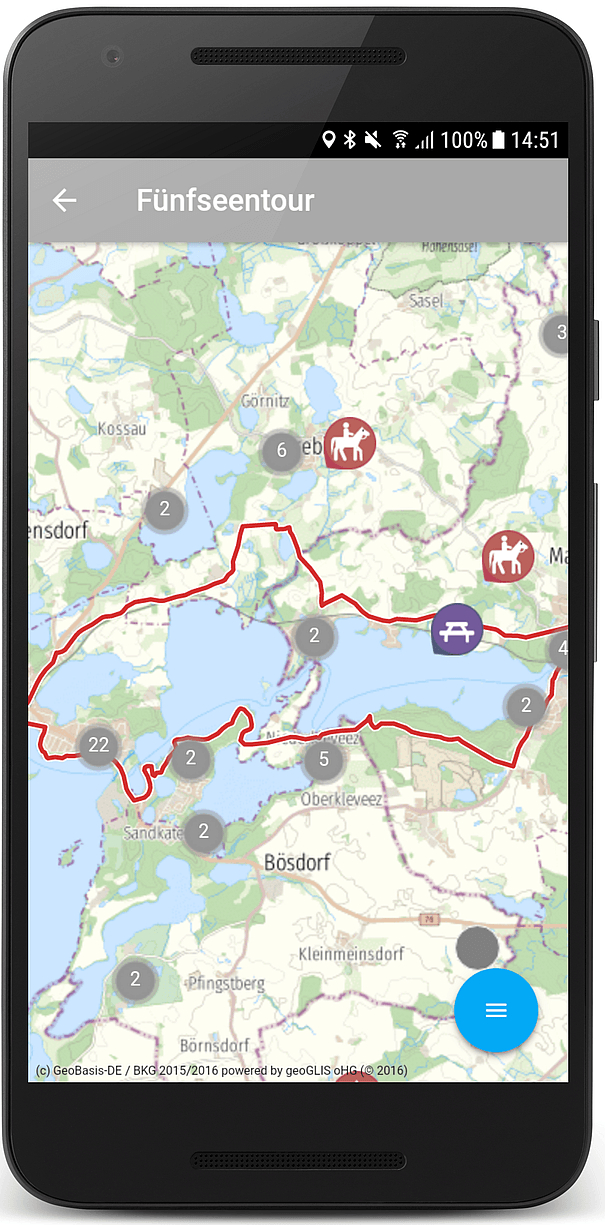 App mit Route